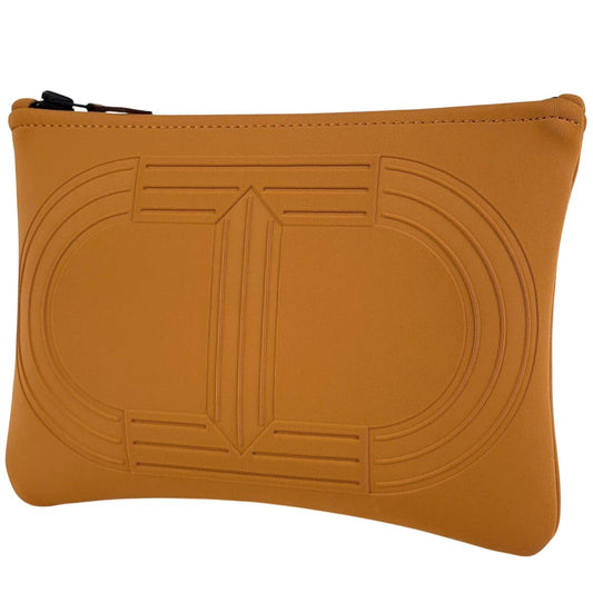 Hermes Neobain Maillon Marant Polyamide Makeup Pouch Nylon Caramel