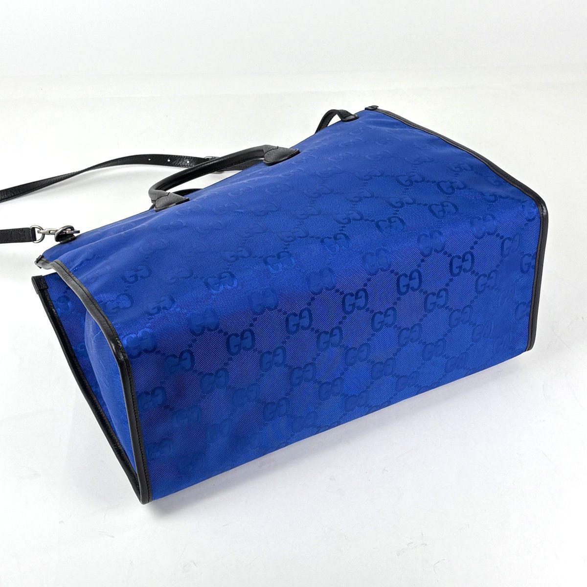 Gucci Off the Grid Tote 2-Way Nylon Blue Black — view 2