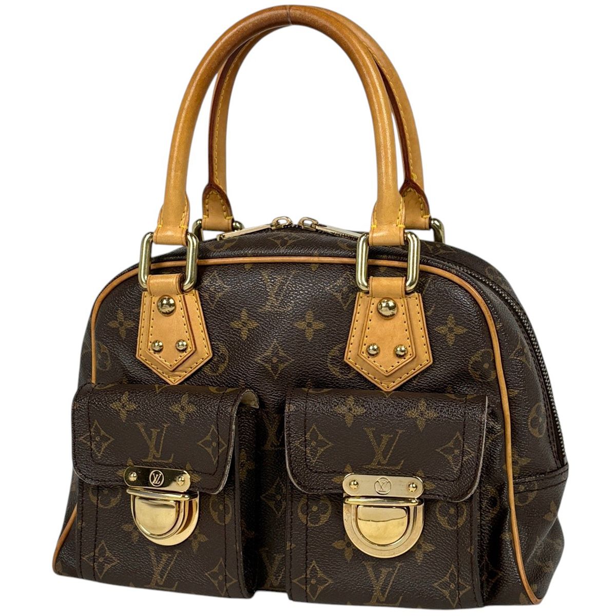 Louis Vuitton Manhattan PM Handbag Monogram Brown