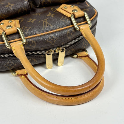 Louis Vuitton Manhattan PM Handbag Monogram Brown — view 7