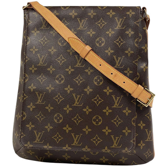 Louis Vuitton Musette Crossbody Shoulder Bag Monogram Brown