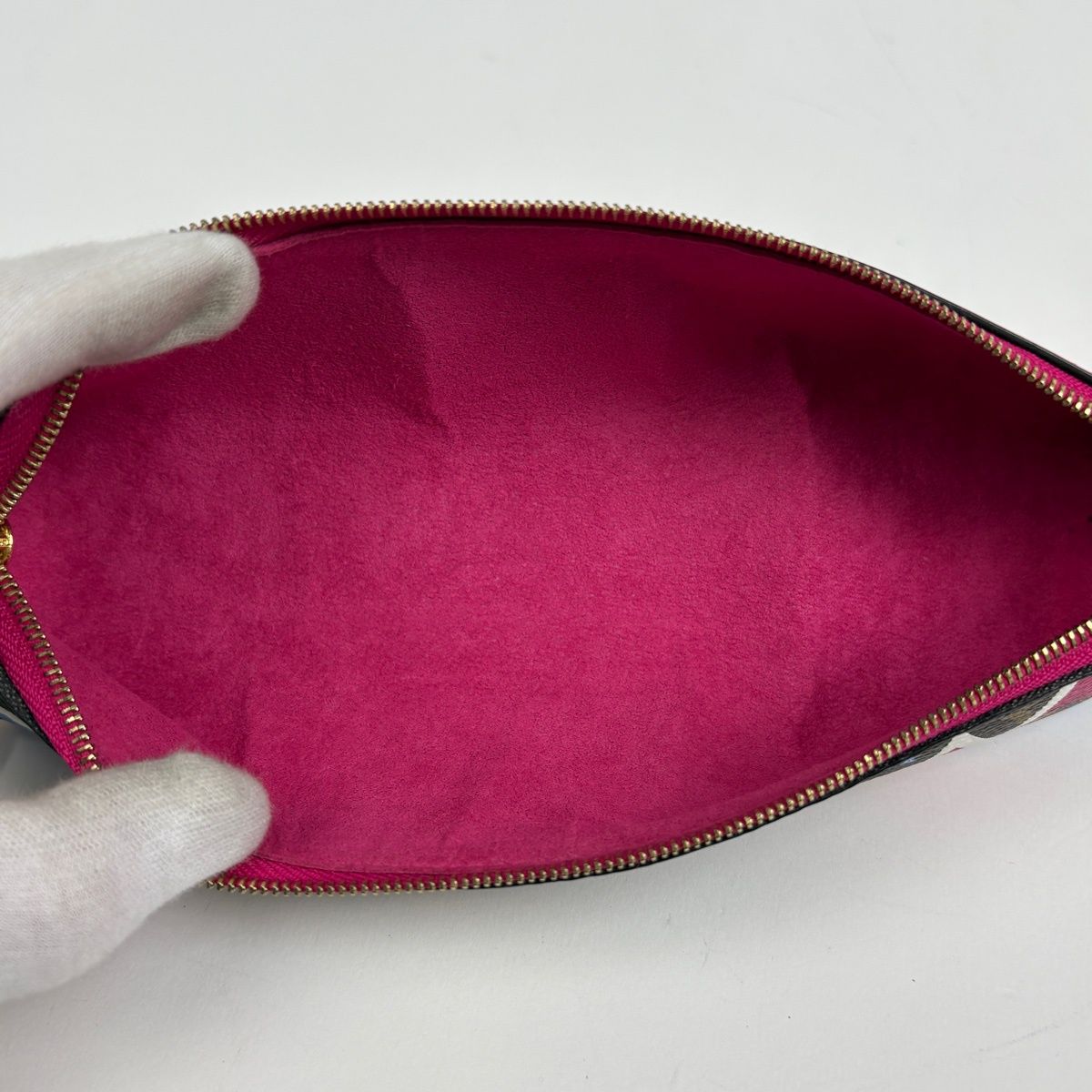 Louis Vuitton Trousse Elisabeth Case Pouch Monogram Brown Multicolor — view 8