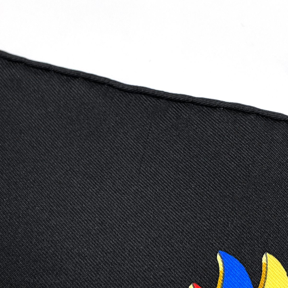 Hermes Carre 90 Railing Ship Handrail Scarf Silk Black Multicolor — view 5