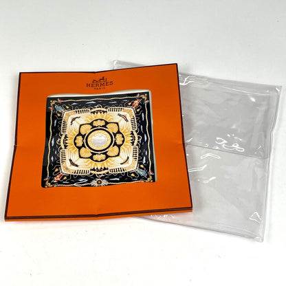 Hermes Carre 90 Railing Ship Handrail Scarf Silk Black Multicolor — view 6