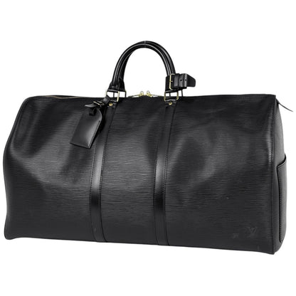 Louis Vuitton Keepall 55 Boston Bag Epi Noir