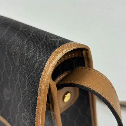 Dior Honeycomb Shoulder Bag Black Beige — view 5