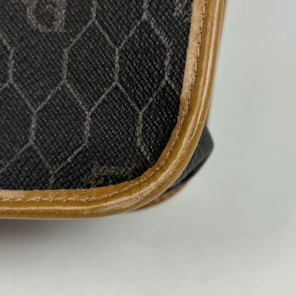 Dior Honeycomb Shoulder Bag Black Beige — view 4