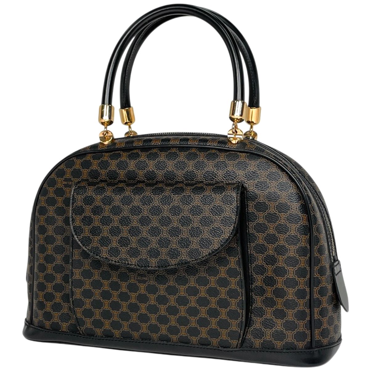 Celine Macadam Handbag Black