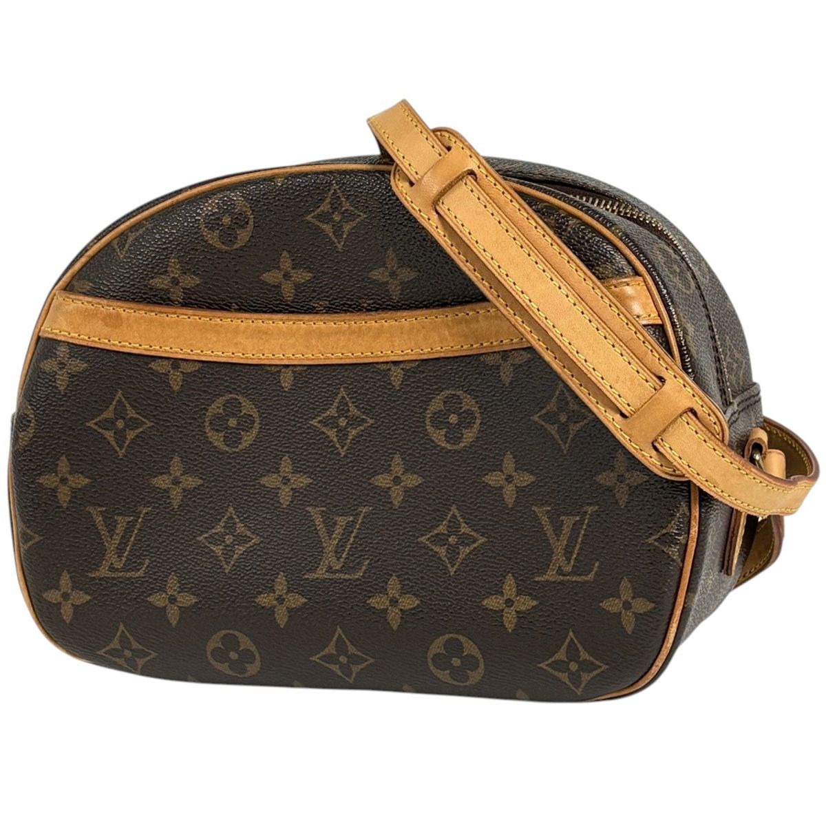 Louis Vuitton Blois Crossbody Shoulder Bag Monogram Brown