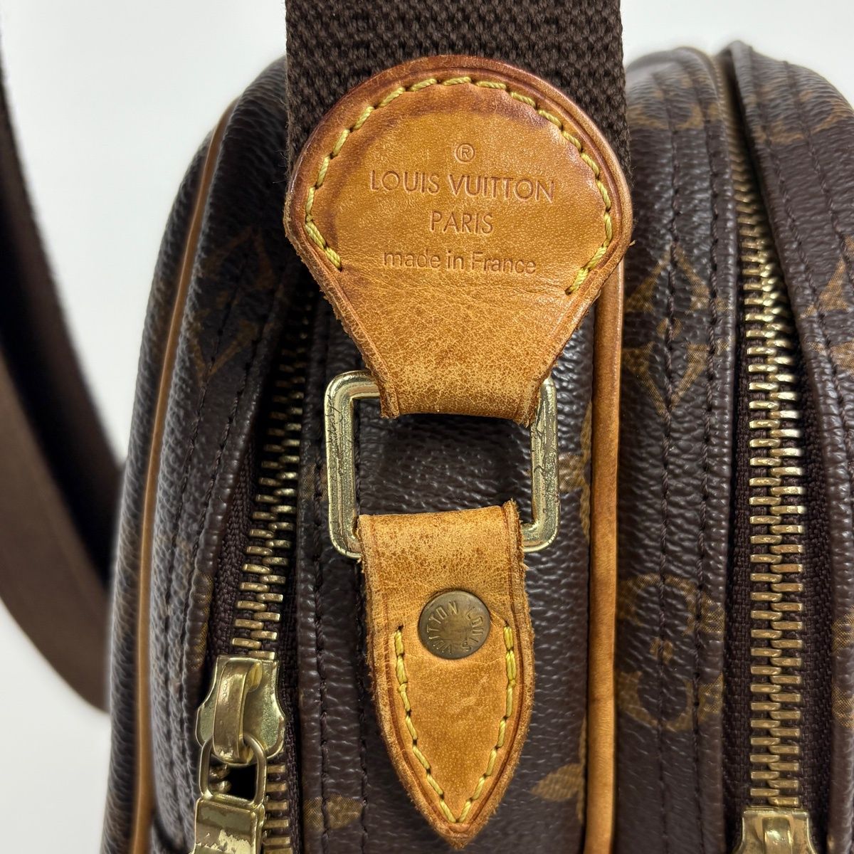 Louis Vuitton Reporter PM Crossbody Shoulder Bag Monogram Brown — view 7