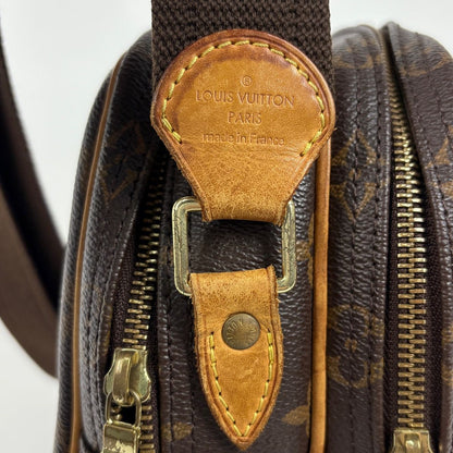 Louis Vuitton Reporter PM Crossbody Shoulder Bag Monogram Brown — view 7