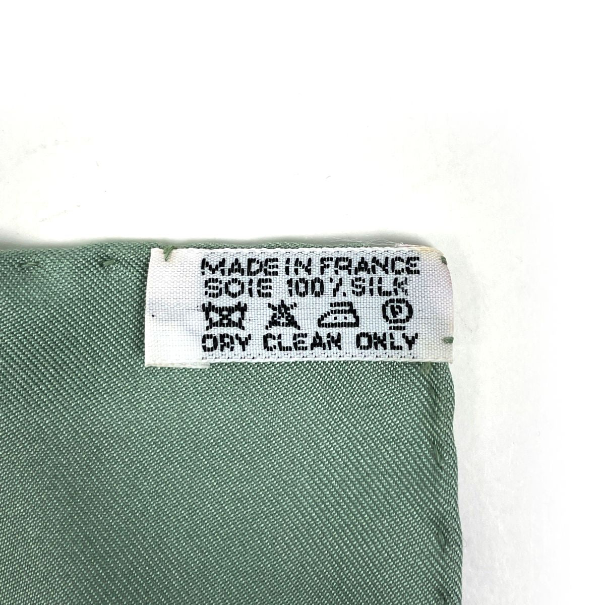Hermes Carre 90 L'air Mari Sea Breeze Scarf Silk Light Green Multicolor — view 2