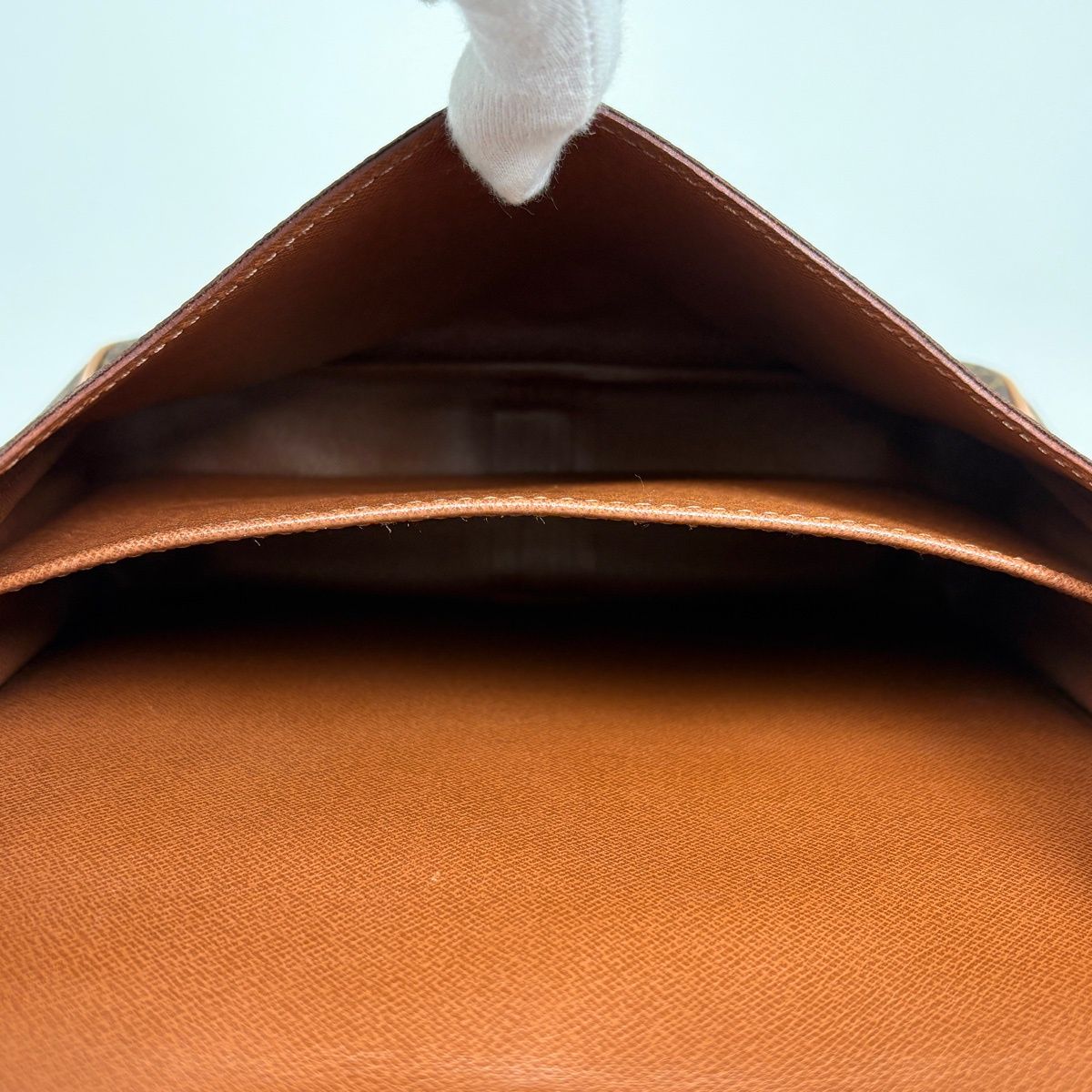 Louis Vuitton Cartouchiere Shoulder Bag Monogram Brown — view 9
