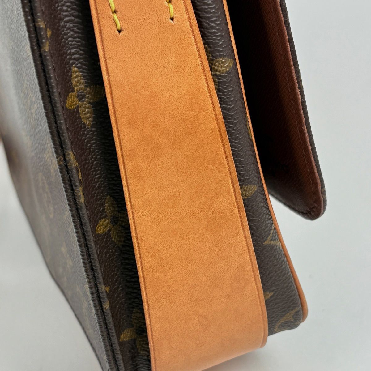 Louis Vuitton Cartouchiere Shoulder Bag Monogram Brown — view 5