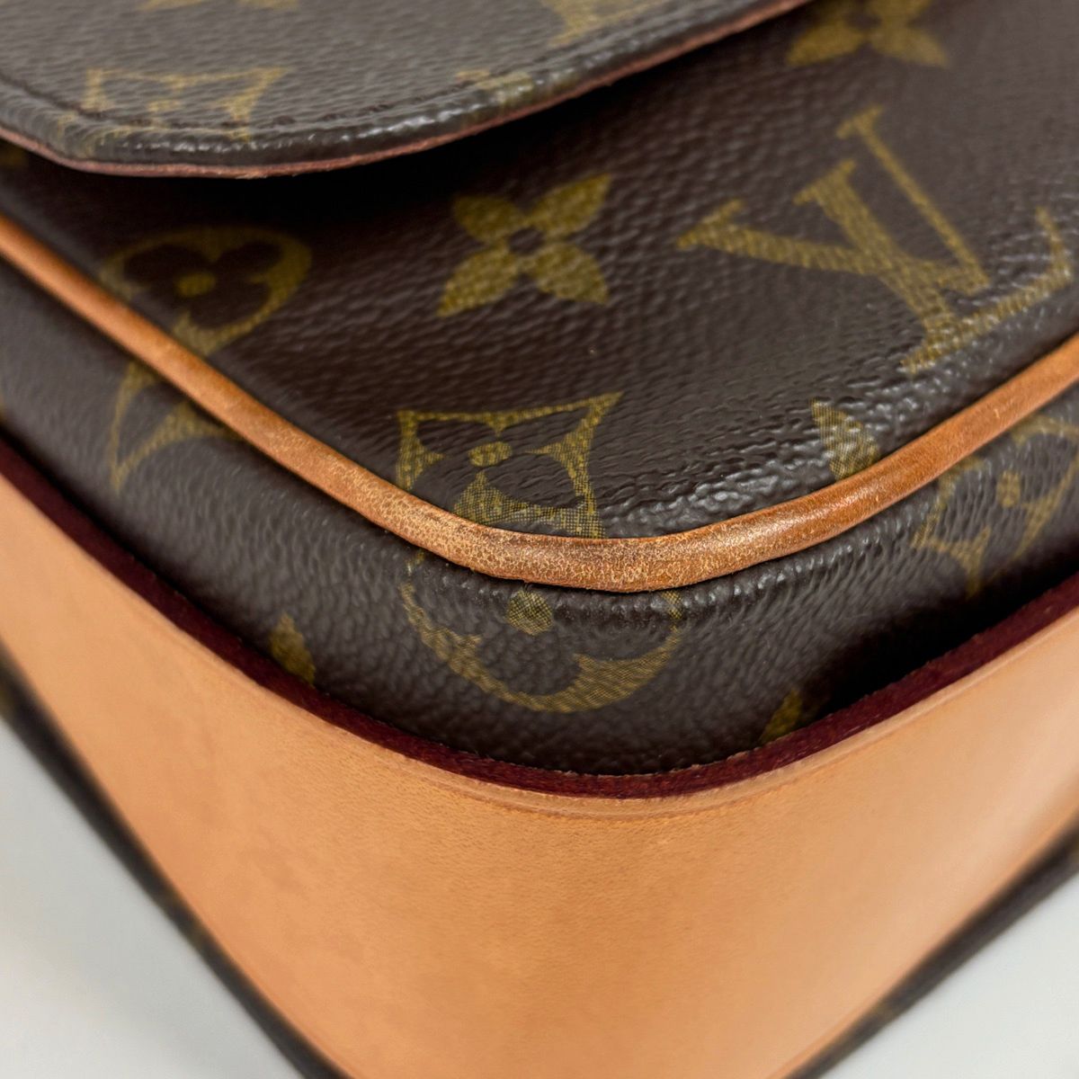 Louis Vuitton Cartouchiere Shoulder Bag Monogram Brown — view 4