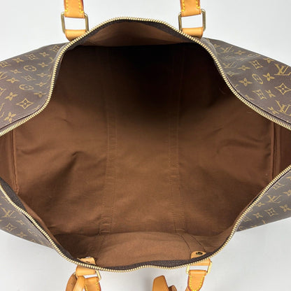 Louis Vuitton Keepall 60 Boston Bag Monogram Brown — view 6