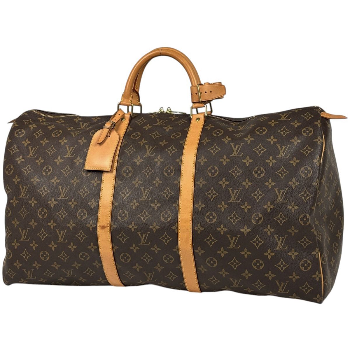 Louis Vuitton Keepall 60 Boston Bag Monogram Brown