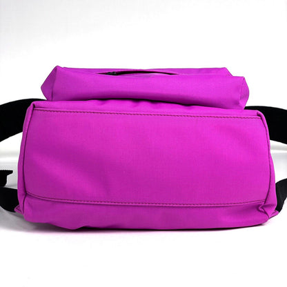 Balenciaga Logo Backpack Nylon Purple — view 3