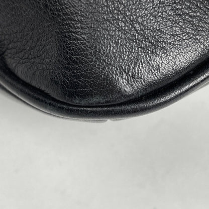 Saint Laurent Paris Classic Belt Bag Waist Pouch Leather Black — view 3