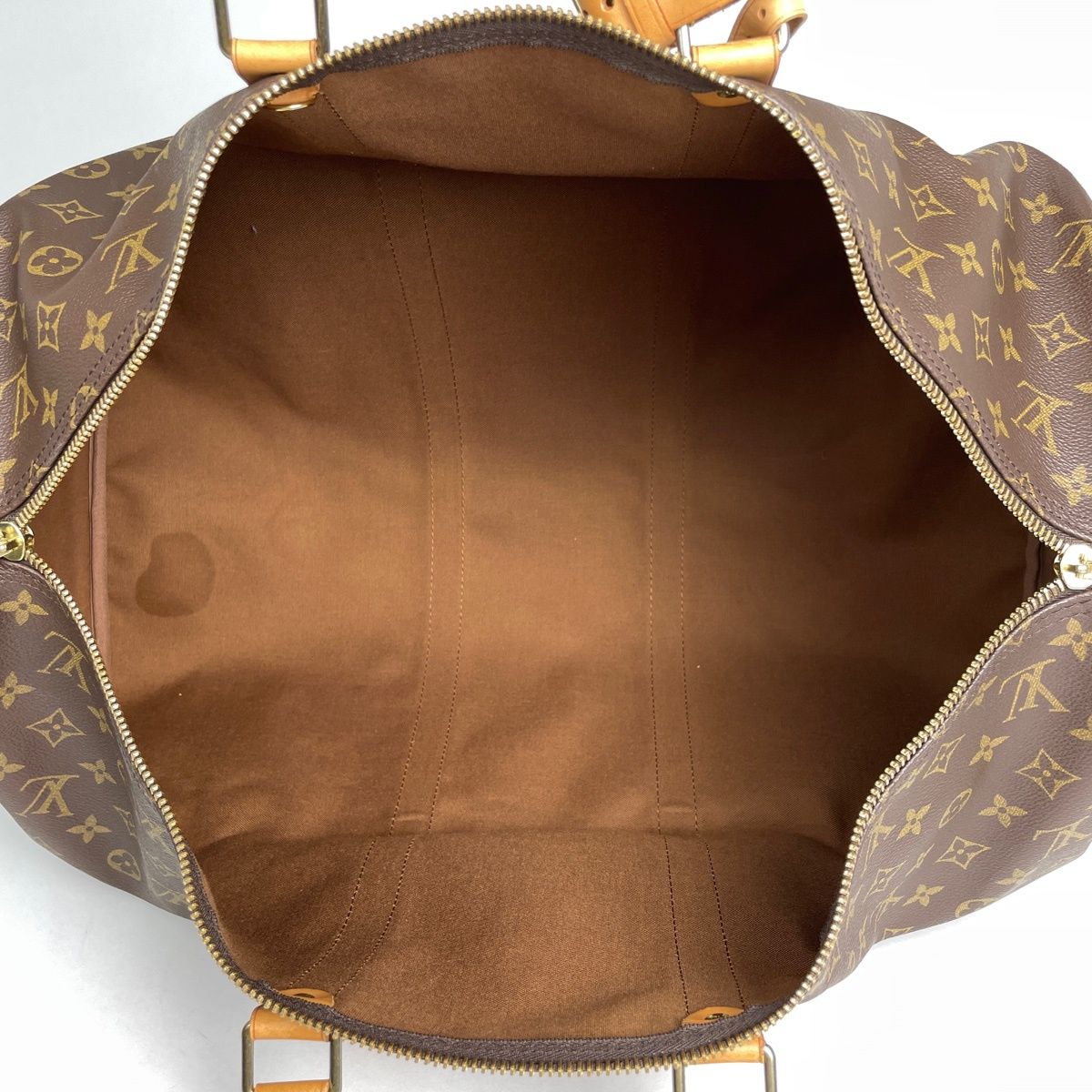 Louis Vuitton Keepall 55 Boston Bag Monogram Brown — view 8