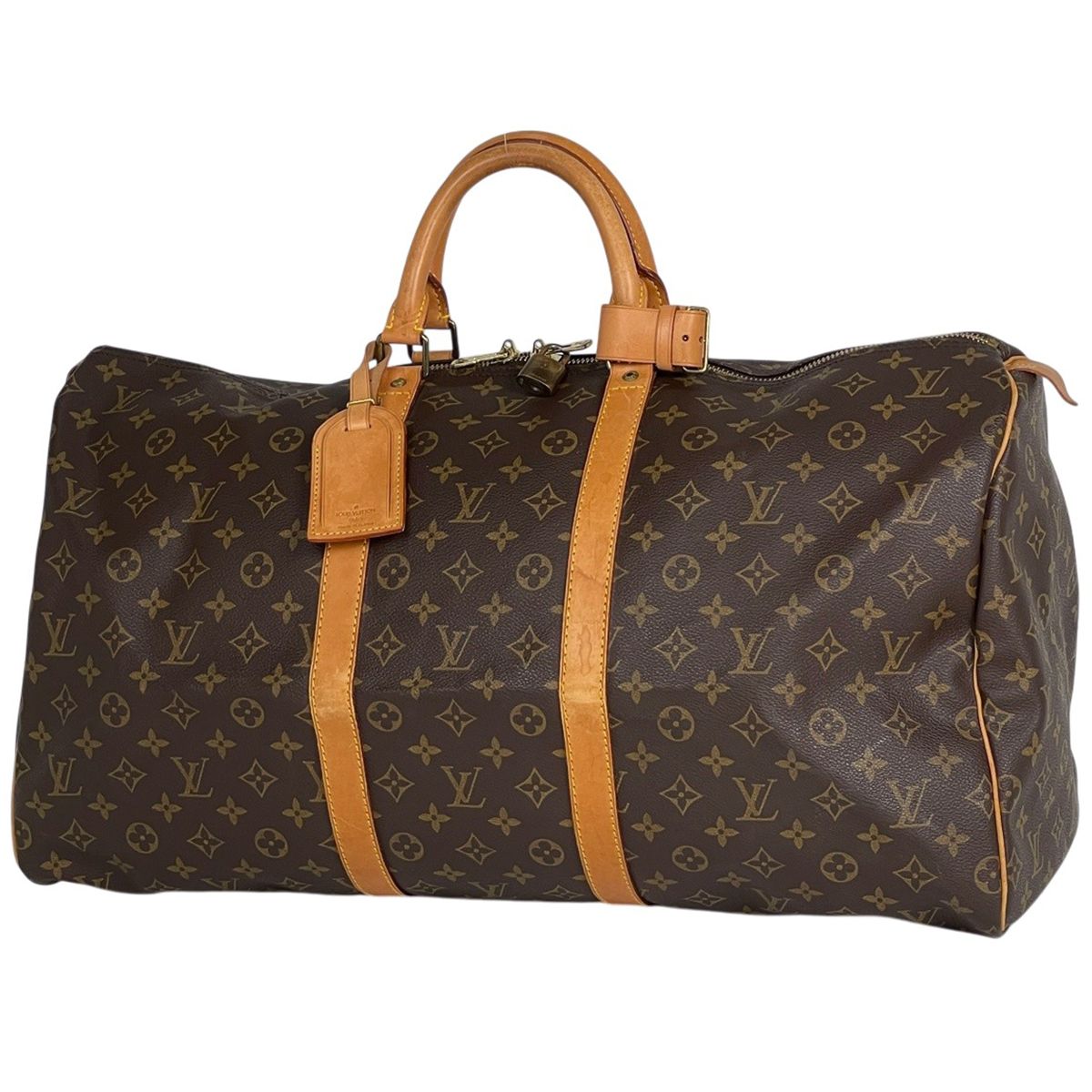 Louis Vuitton Keepall 55 Boston Bag Monogram Brown