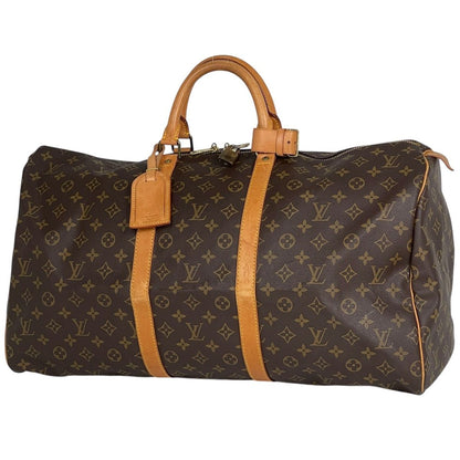 Louis Vuitton Keepall 55 Boston Bag Monogram Brown