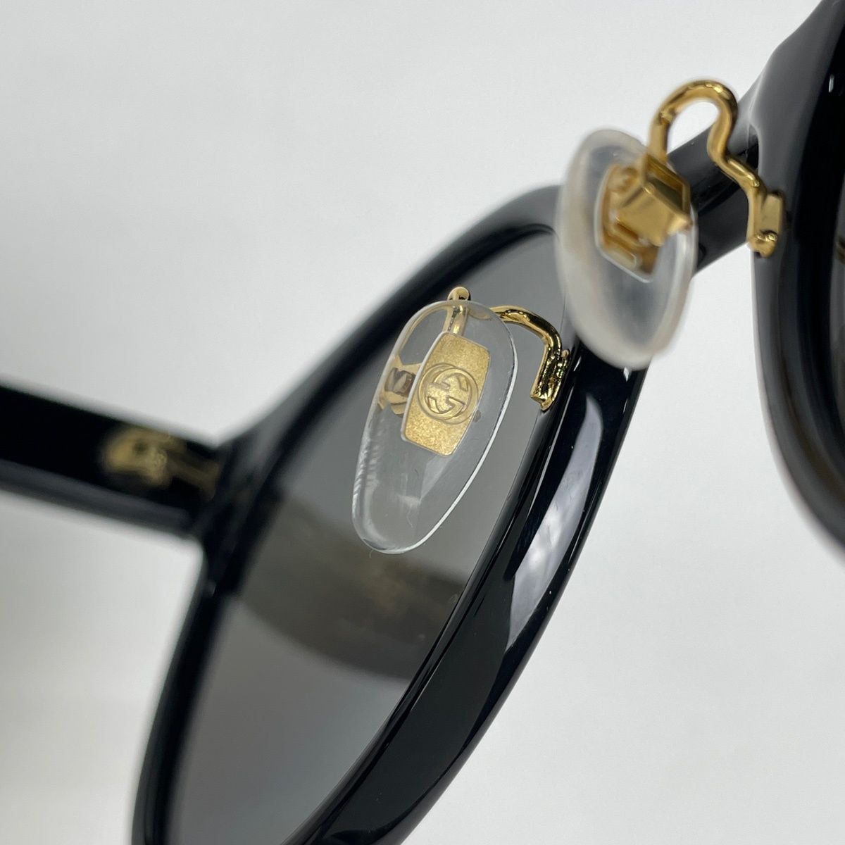 Gucci Interlocking Sunglasses Eyewear Acetate Black — view 4