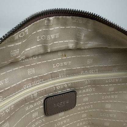 Loewe Amazona 36 Anagram Leather Gray Ju Handbag — view 8