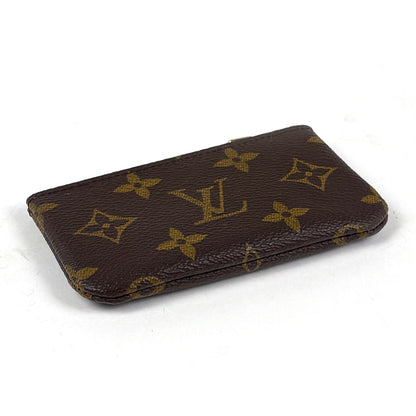 Louis Vuitton Pochette Cles Key Ring Coin Purse Monogram Brown — view 2