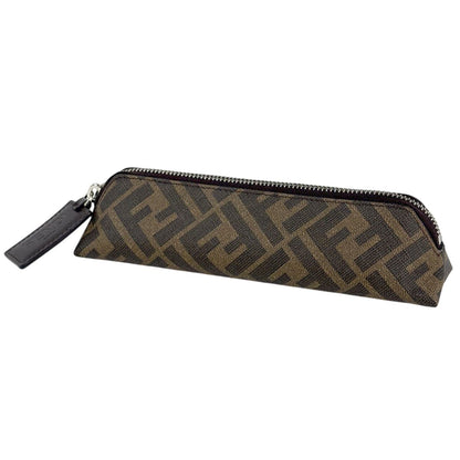 Fendi Zucca Pattern Pen Case Brown
