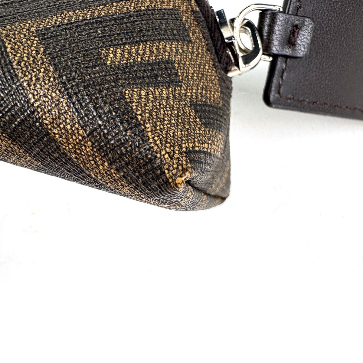 Fendi Zucca Pattern Pen Case Brown — view 3