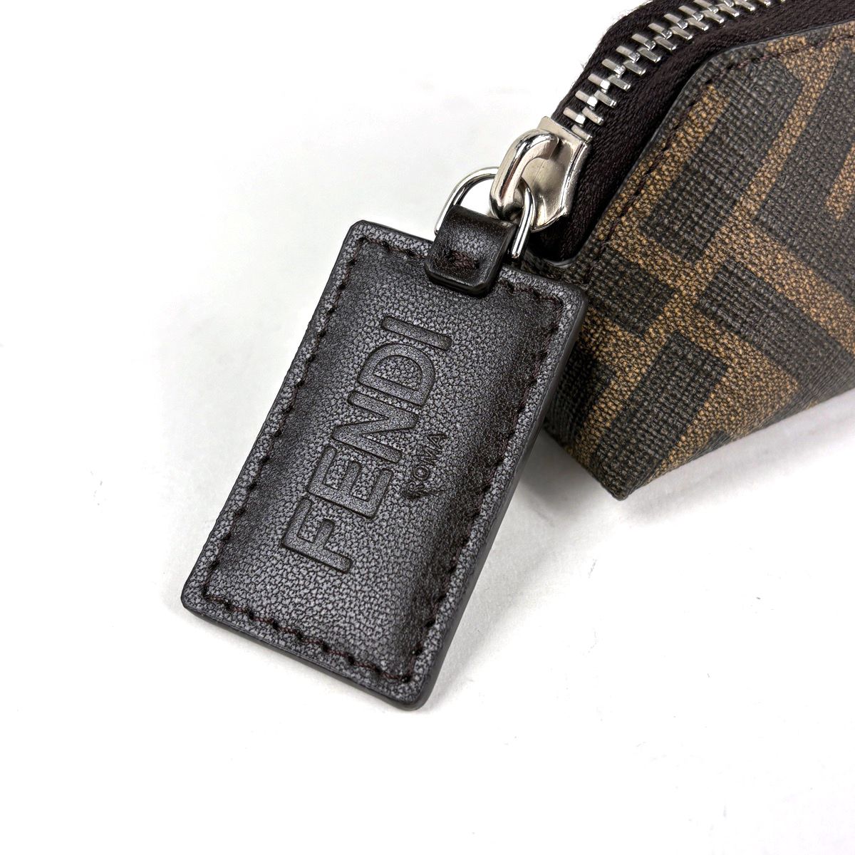 Fendi Zucca Pattern Pen Case Brown — view 4