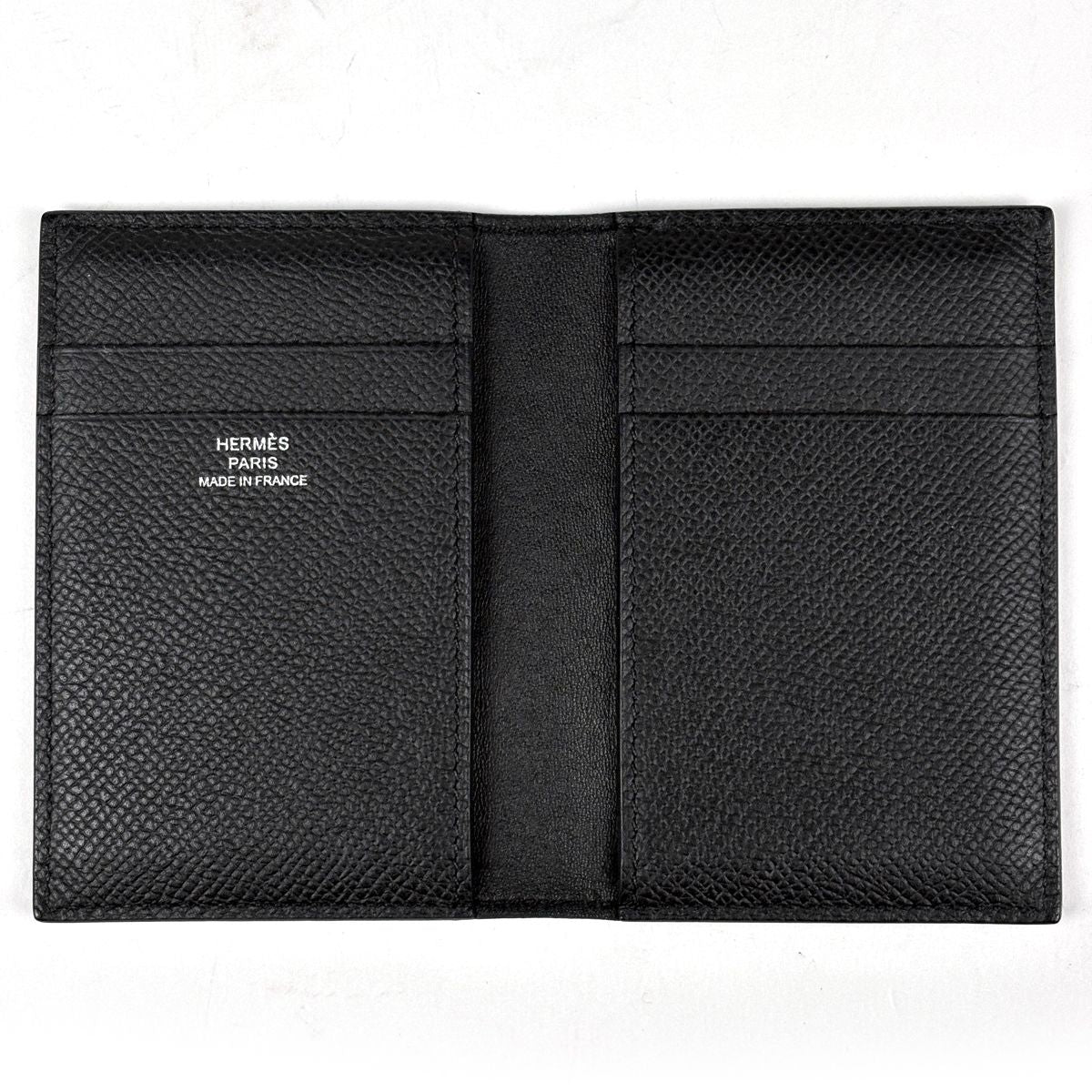 Hermes Mc2 Euclid Card Case Leather Black — view 5