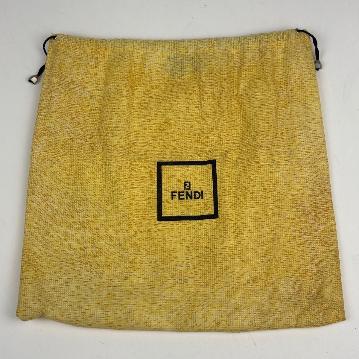 Fendi Zucca Logo Mamma Bucket Shoulder Bag Fabric Gray — view 8