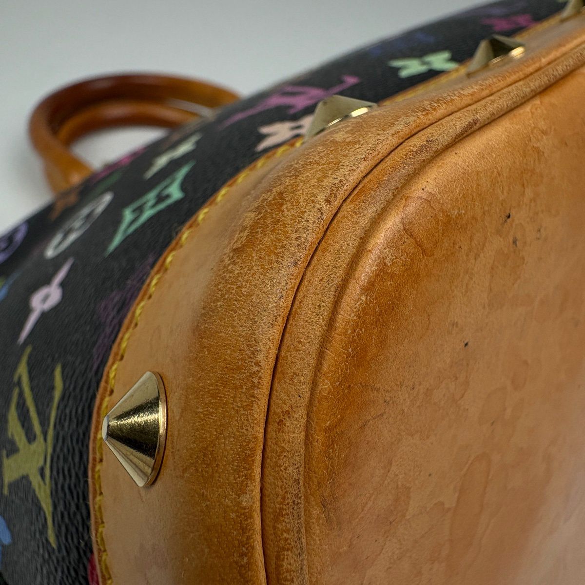 Louis Vuitton Alma Handbag Monogram Multicolor Noir — view 3