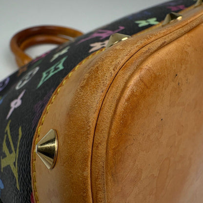 Louis Vuitton Alma Handbag Monogram Multicolor Noir — view 3