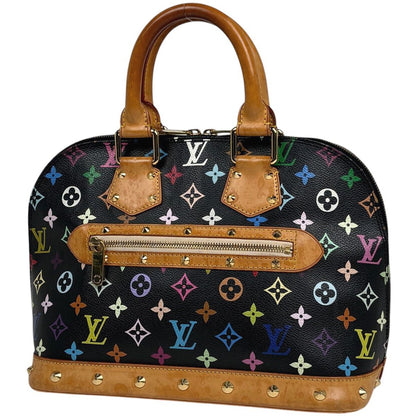 Louis Vuitton Alma Handbag Monogram Multicolor Noir