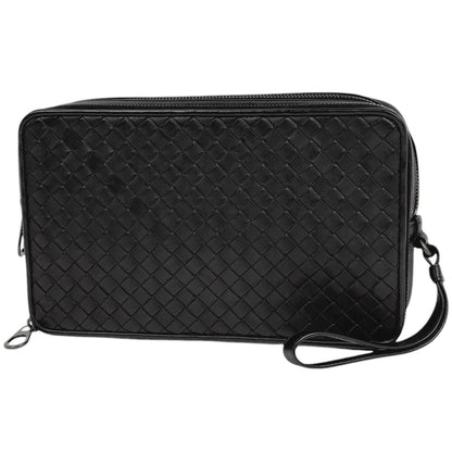 Bottega Veneta Intrecciato Multi Case Second Bag Leather Black