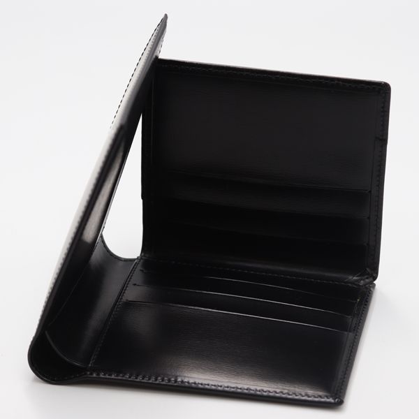 Cartier Pasha Line Bifold Wallet Black Color Calf Leather — view 8