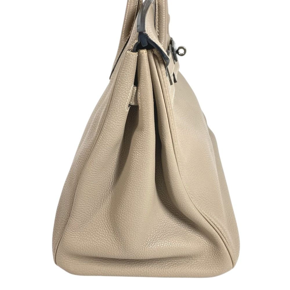 Hermes Handbag Birkin 35 Togo Tourtier Gray Beige — view 4