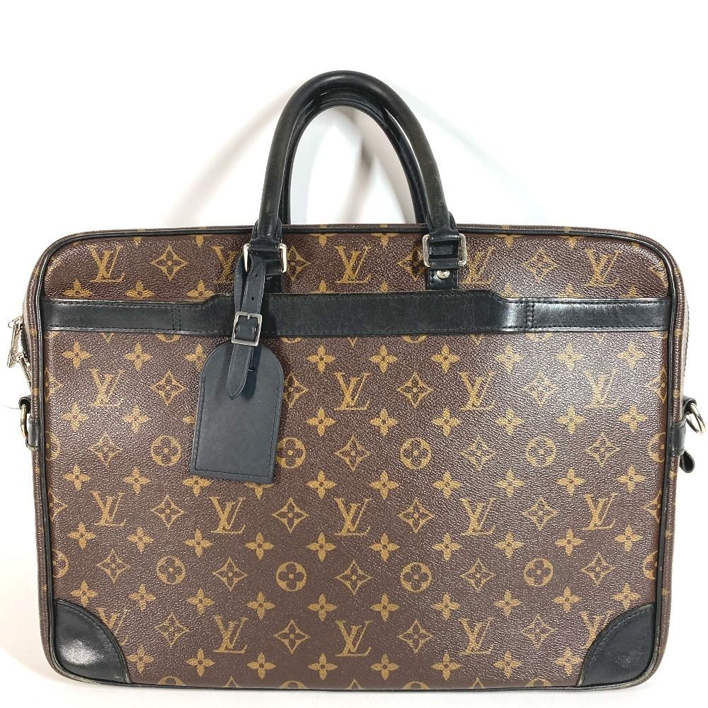 Louis Vuitton Business Bag Porte Documents Voyage GM Monogram Macassar Canvas