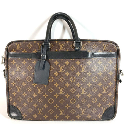 Louis Vuitton Business Bag Porte Documents Voyage GM Monogram Macassar Canvas