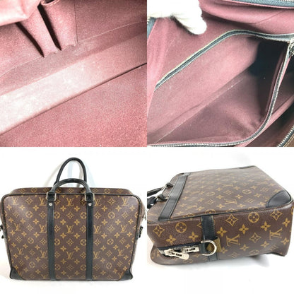 Louis Vuitton Business Bag Porte Documents Voyage GM Monogram Macassar Canvas — view 8