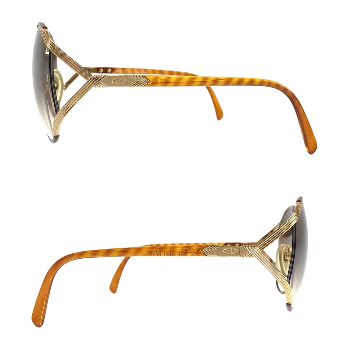 Dior Vintage Brown 14 63 17 Sunglasses Gradient Lens Eyewear — view 5