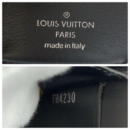 Louis Vuitton Monogram Eclipse Reverse Discovery Compact Wallet Black Folding — view 3