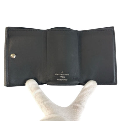 Louis Vuitton Monogram Eclipse Reverse Discovery Compact Wallet Black Folding — view 4