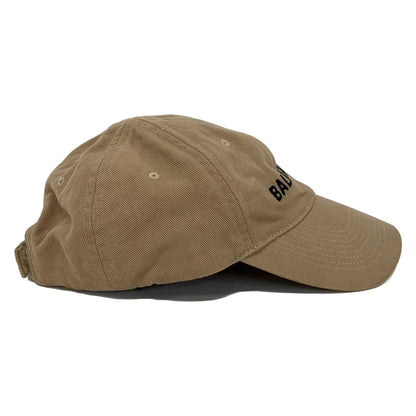 Balenciaga Cap L Beige Black Logo Cap — view 2