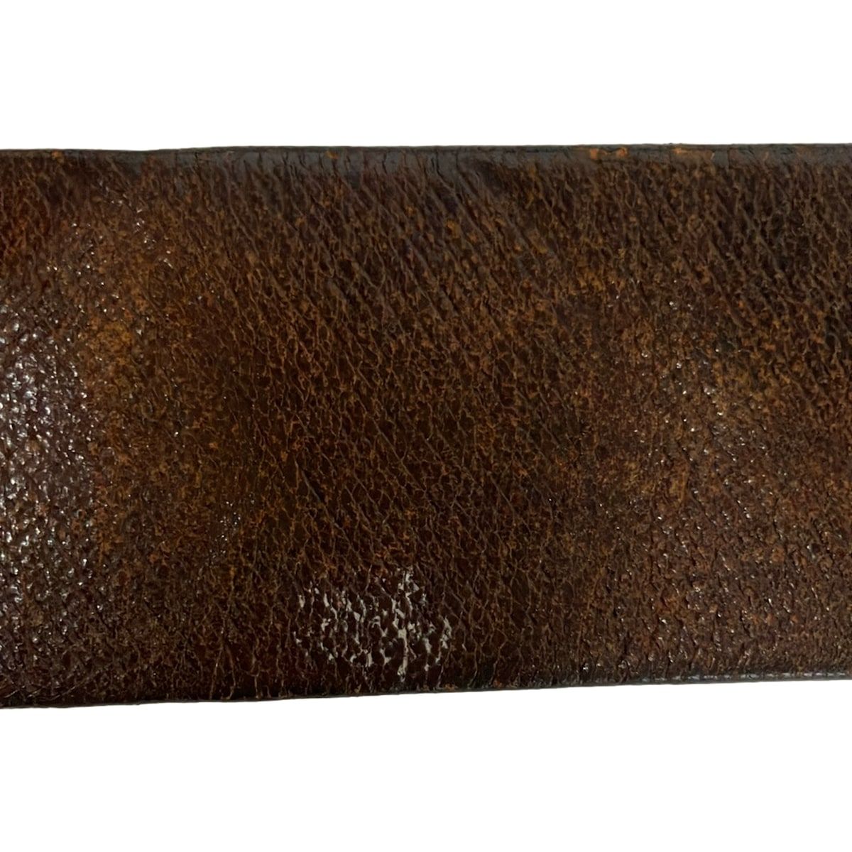 Prada Belt Dark Brown Silver Leather — view 6