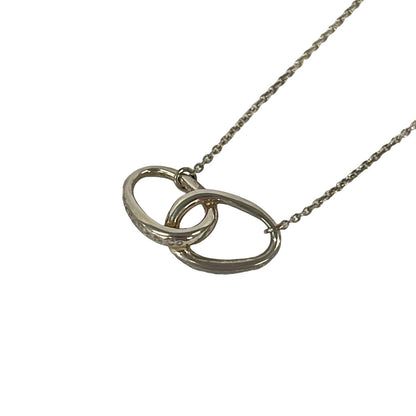 Tiffany & Co Necklace Double Loop Silver