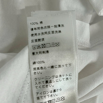 Celine Short Sleeve T-Shirt S White Crew Neck Logo — view 4